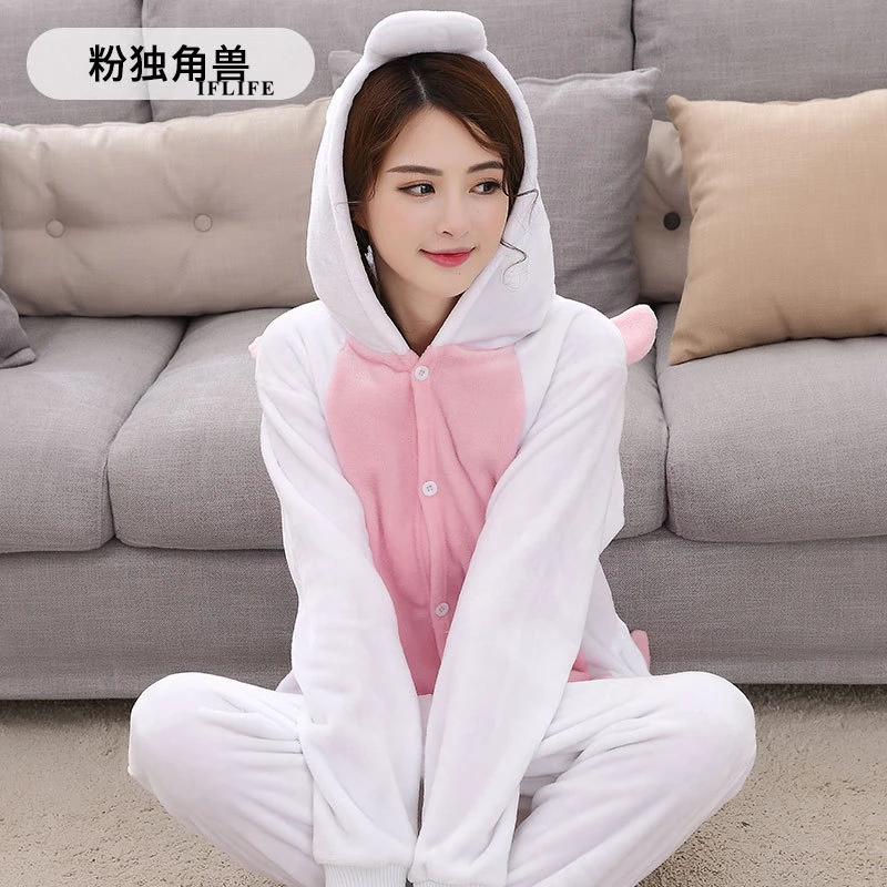 Животные костюм единорога для взрослых девочек Onesie Фланелевая пижама «Человек-паук», «панда» для Хэллоуина Для женщин аниме Маскировка цельный костюм