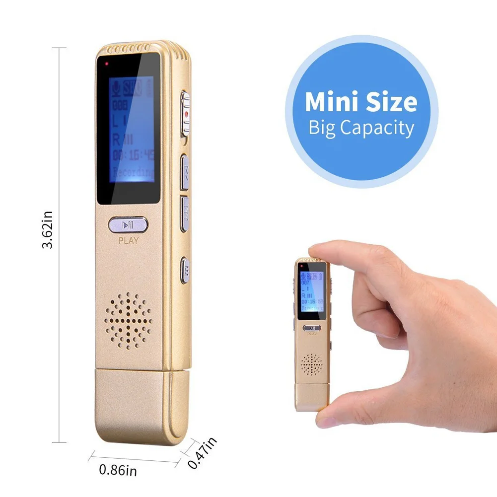 MP3 плеер лекции звук Шум снижение активированный зарядка через usb голос