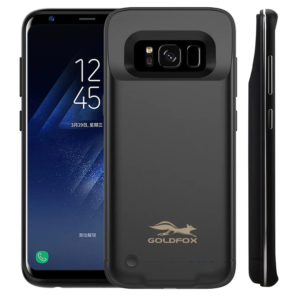 Новое поступление чехол для зарядного устройства для Samsung Galaxy S8 4200 mAh Чехол для аккумулятора наружный рюкзак чехол для банка питания