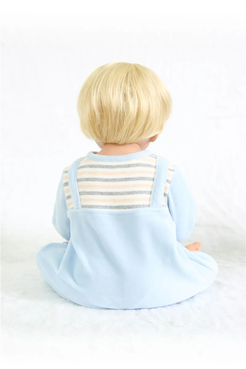 56 см Bebes reborn menino полностью виниловый силиконовый Reborn Baby boy Кукла игрушки bonecas Brinquedos дети, девочки подарки на день рождения