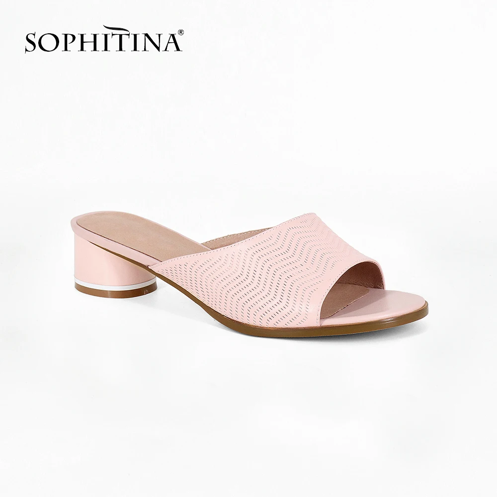 SOPHITINA/Новинки на лето 2019г. Модные женские тапочки больших размеров 36–44 Женские