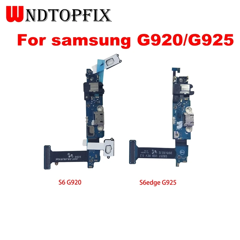 Гибкий кабель для зарядки Samsung Galaxy S6 Edge G925F док станция G920F зарядная Плата USB|Шлейфы