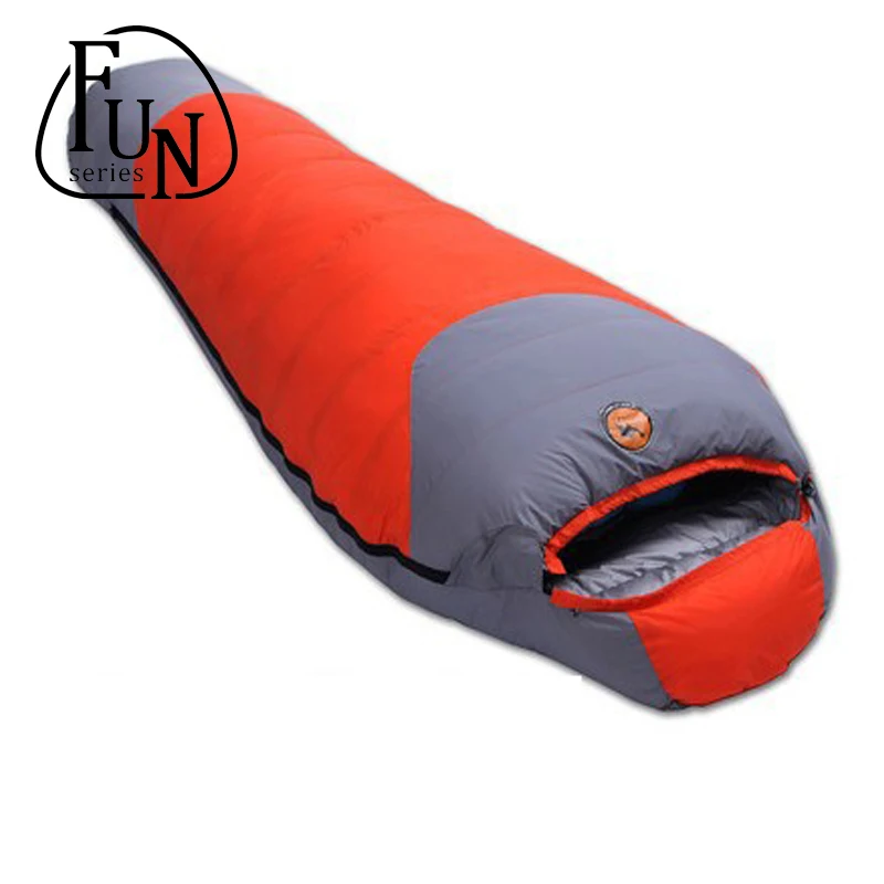 FunSeries 2 КГ-25 Градусов до 0 Мумия Тип Утолщение Утка Вниз спальный мешок кемпинг