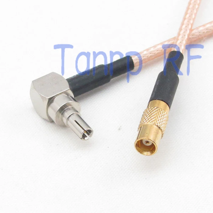 8-дюймовый разъем MCX мама К CRC9 папа прямоугольный радиочастотный адаптер