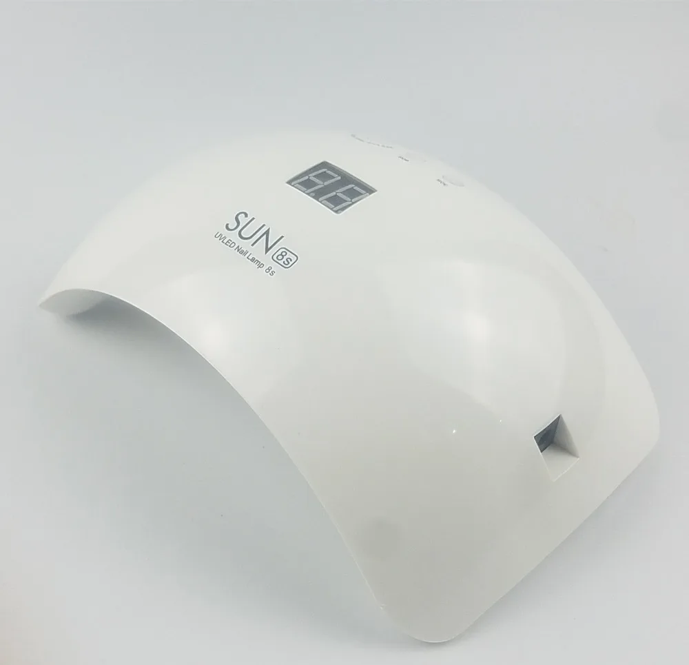 Лампа Sun 8s УФ/LED быстросохнущая для сушки ногтей сушилка гель-лака инструменты