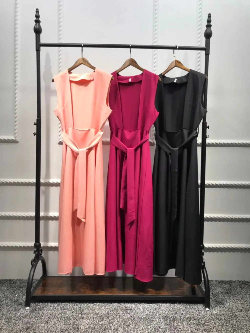 Мусульманские длинные юбки средней длины для вечеринки Рамадана поклонения