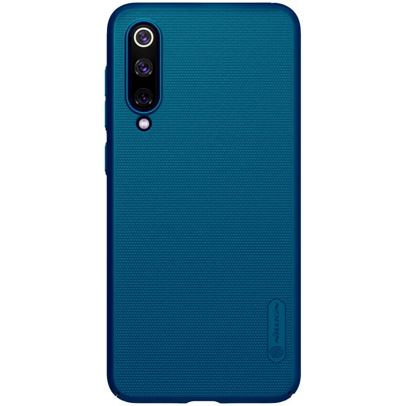 Peacock blue 10 шт./лот Nillkin Супер Матовый Защитный чехол для Xiaomi Mi 9 SE PC жесткий чехол для Xiaomi Mi 9 SE чехол - Цвет: Peacock blue