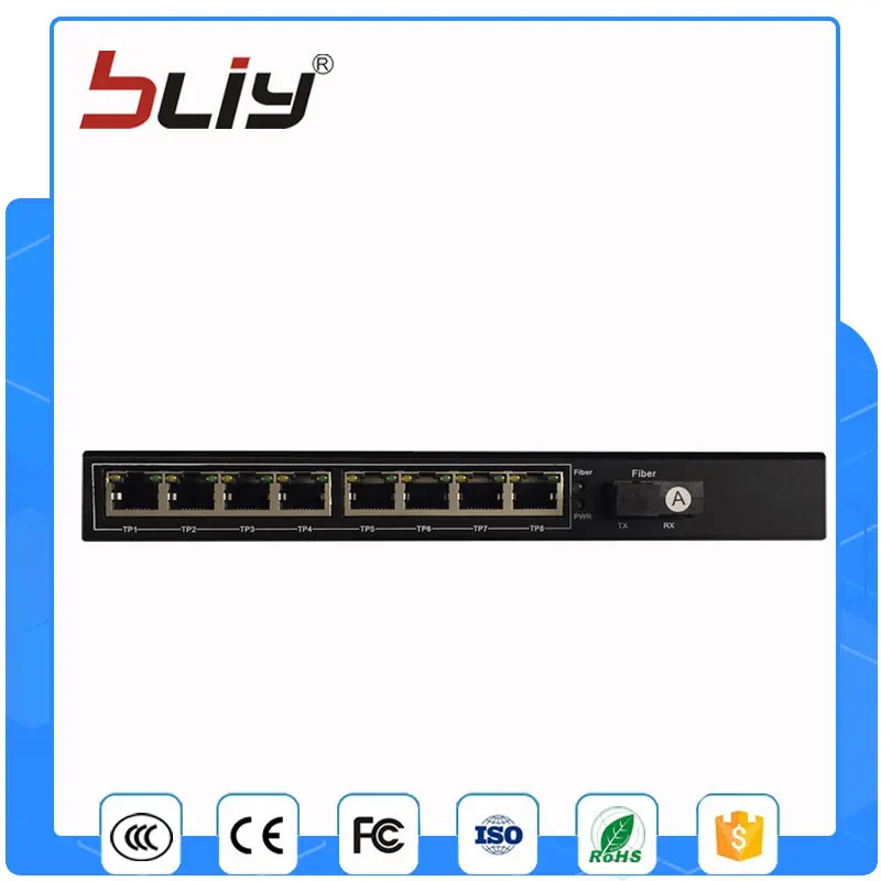 8 Порты и разъёмы 100 Мбит/с IEEE802.3af коммутатор poe/инжектор Мощность Over Ethernet сетевой