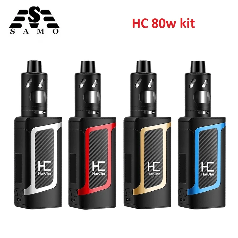 Набор HC Vape 80 Вт стартовый комплект 2000 мАч аккумулятор 510 металлический корпус 3 5