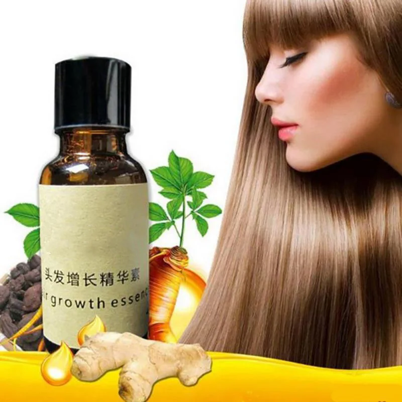 1 Bottle Hair Growth Essence Liquid Anti Hair Loss Dense Hair Care 20ML Liquid for Women Men Profess
