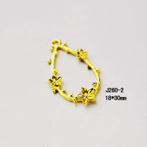 5 шт./лот подвеска с подвеской в виде цветка капли воды кружева оправа для