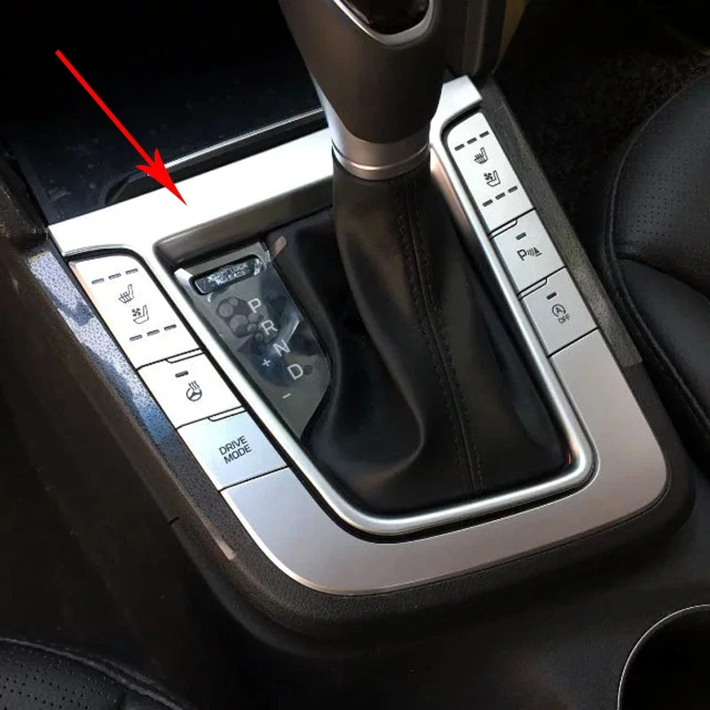

Хромированные Автомобильные центральные пульты управления для Hyundai Elantra Avante 2016 2017, крышка коробки передач, защитные накладки