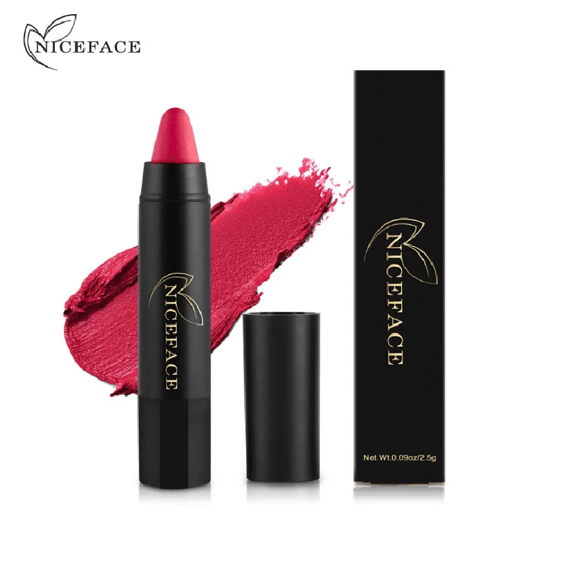 NICEFACE водостойкая матовая губная помада карандаш для макияжа пигментная