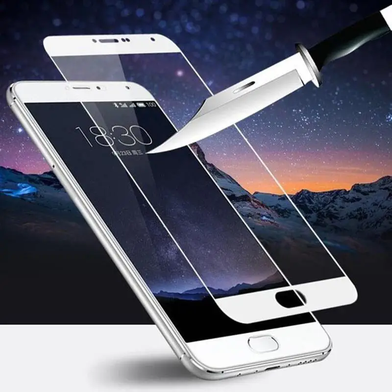 Meizu М3 МИНИ Закаленное Стекло полный экран протектор Фильм 9 H нано Покрытие