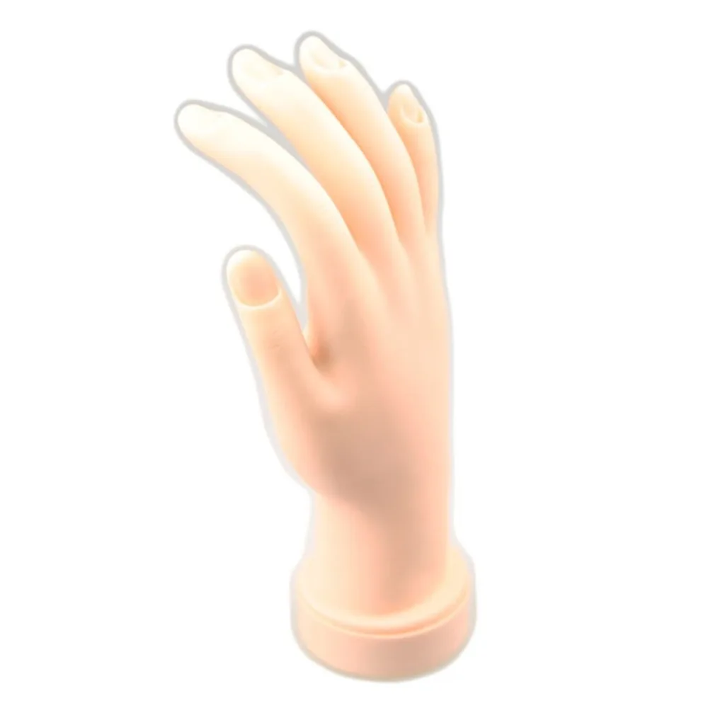 Мягкая Практика ногтевого искусства рука гибкий тренировочный дисплей модель