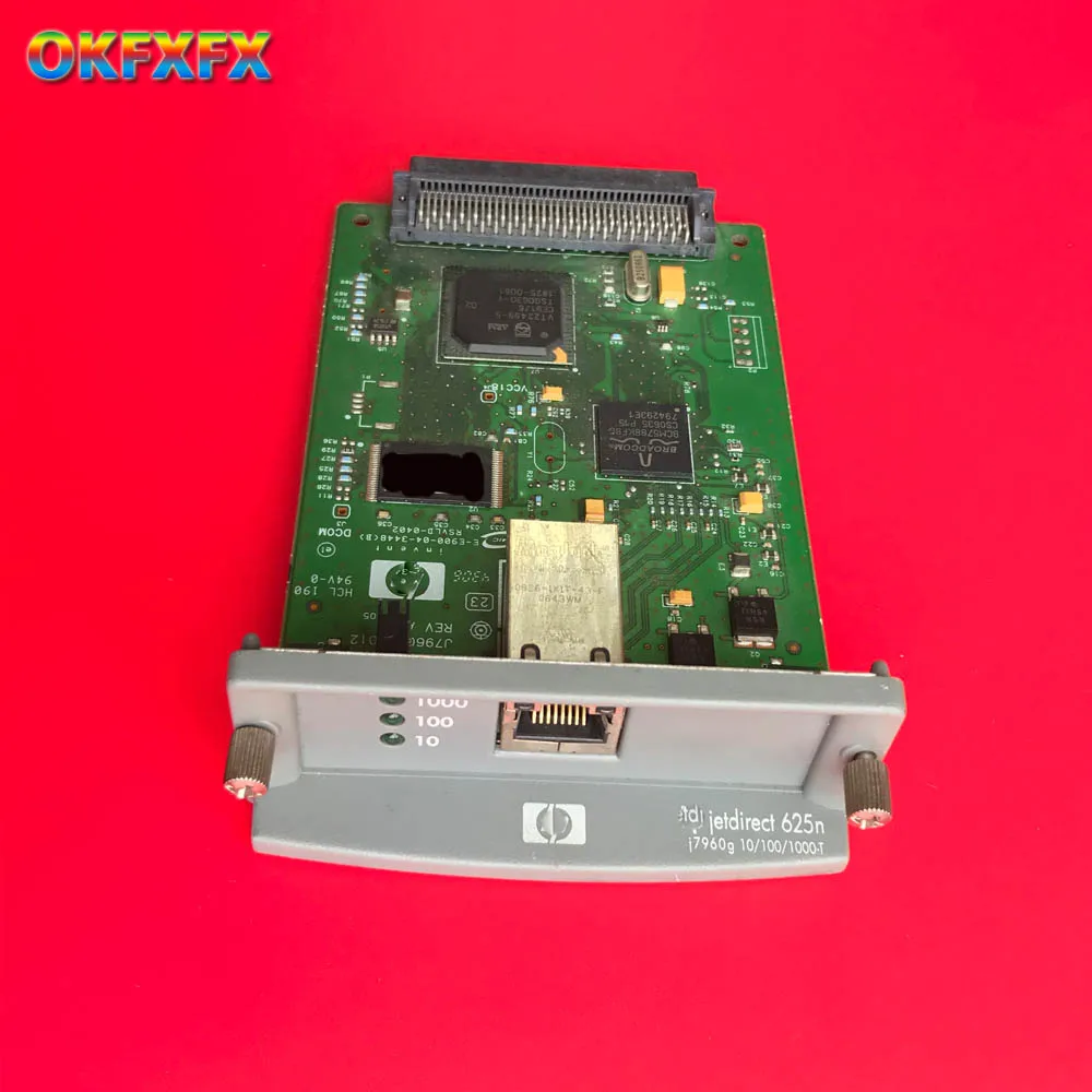 Для hp JetDirect 625N 630N 635N Ethernet Внутренняя сетевая карта сервера печати для 1050 1055 5000 500 510