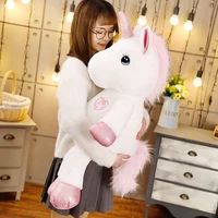 lovely giant unicorn plush toy stuffed kawaii soft horse dolls for children creative birthday christmas gift for girls lovers