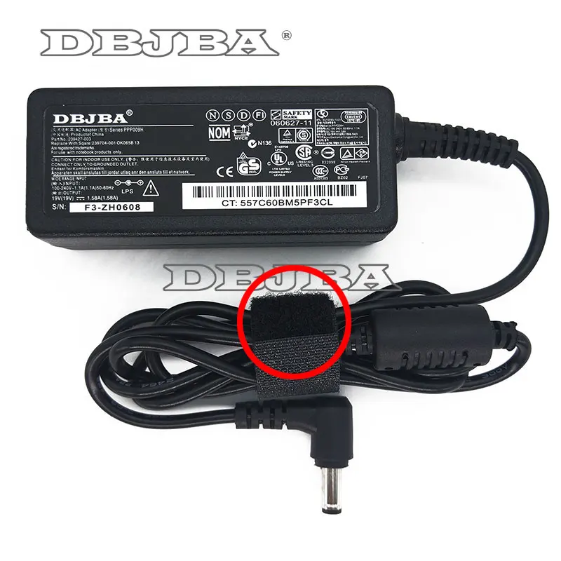 Бесплатная доставка Новый и хорошее качество Замена ноутбука 19V 1.58A AC адаптер