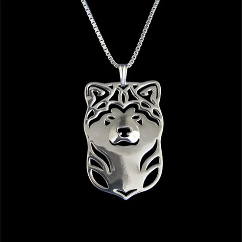 Японское ожерелье Akita Inu с 3D вырезами подвеска в виде щенка собаки любовника