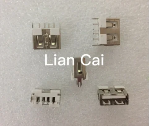 50 шт. Новый USB 2 0 гнездовой тип A 4 контактный разъем PCB 180 градусов DIY | Обустройство