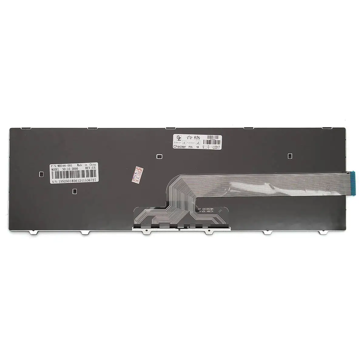 Клавиатура для ноутбука Dell Inspiron 15-3000 3541 3542 3543 0JYP58 3551 3558 без подсветки