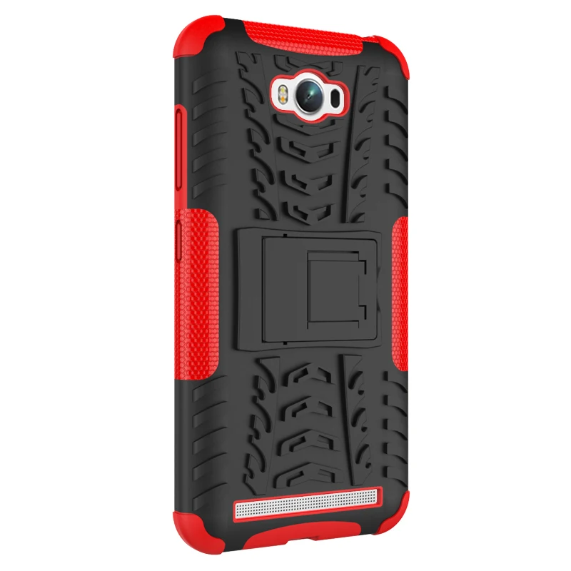 WolfRule For Cover Asus Zenfone Max ZC550KL Case TPU & Plastic Stand Armor Phone Coque |