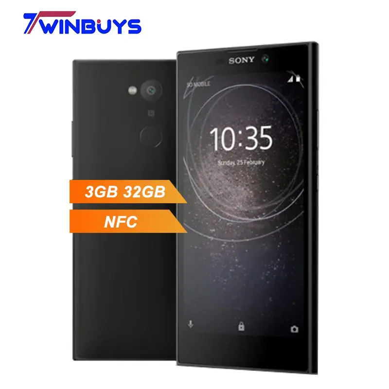 Оригинальный Смартфон Sony Xperia L2 4G 3 ГБ 32 5 дюймов IPS MTK6737T четыре ядра android 7 1 3300 мАч 13 м