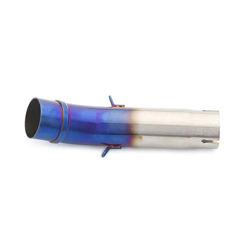 TKOSM Motorcycle Exhaust Middle Pipe Case For Honda CB400 Slip-On With Stainless Steel XJR400 FZ400 |