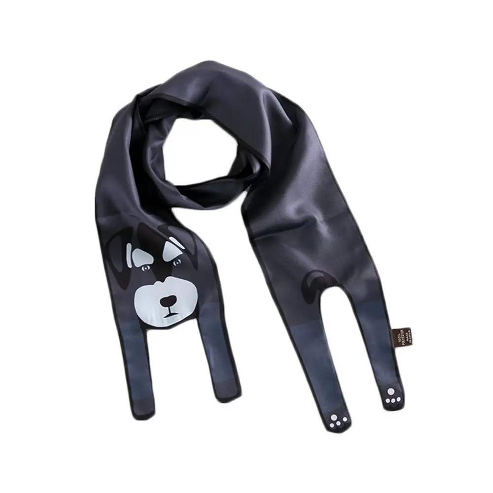 Осень-зима новый дизайн шелковые шарфы дизайнерские 3D печати формы в виде