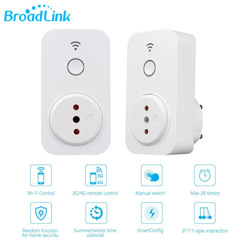 Автоматический выключатель Broadlink SP2 розетка с таймером CL Wi Fi управление через