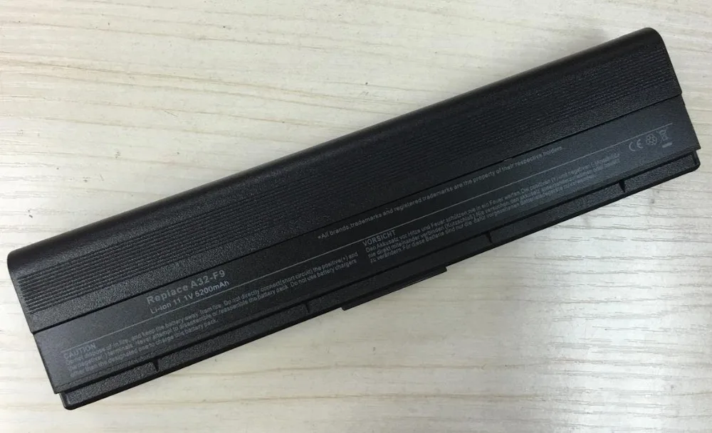 Аккумулятор 5200 мАч для Asus F9, F9DC, F9E, F9F, F9J, F9S, Z53, F6, F6E, F6A, F6K, A31-F9, 90-NER1B1000Y, 90-NER1B2000Y