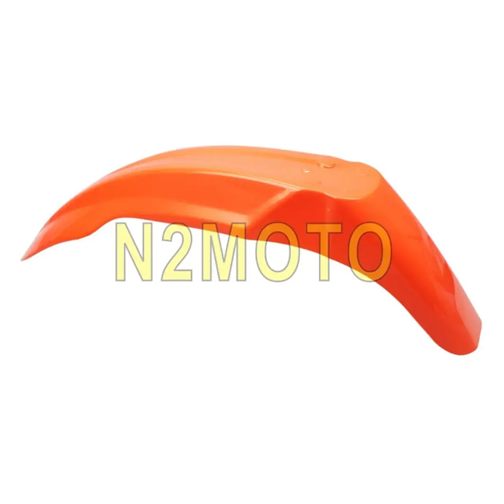 Мотоциклетные передние крылья Брызговики для KTM YZ WR XR CRF KLX KX RM RMZ DR DRZ 250 450 черный гибкий - Цвет: orange