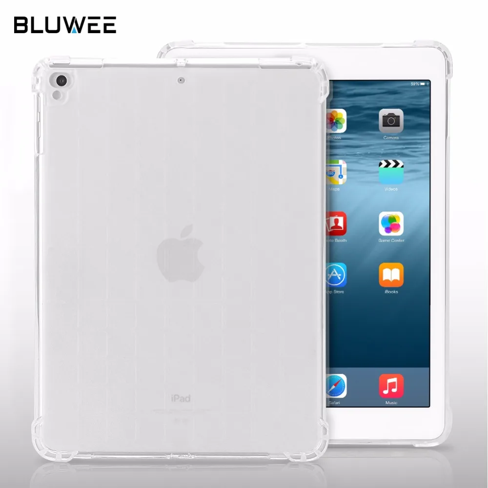 Для iPad 9 7 2018/2017/Pro 7/iPad Air 2/Air Чехол ТПУ чехол Обложка с ультра-тонкий ударопрочный