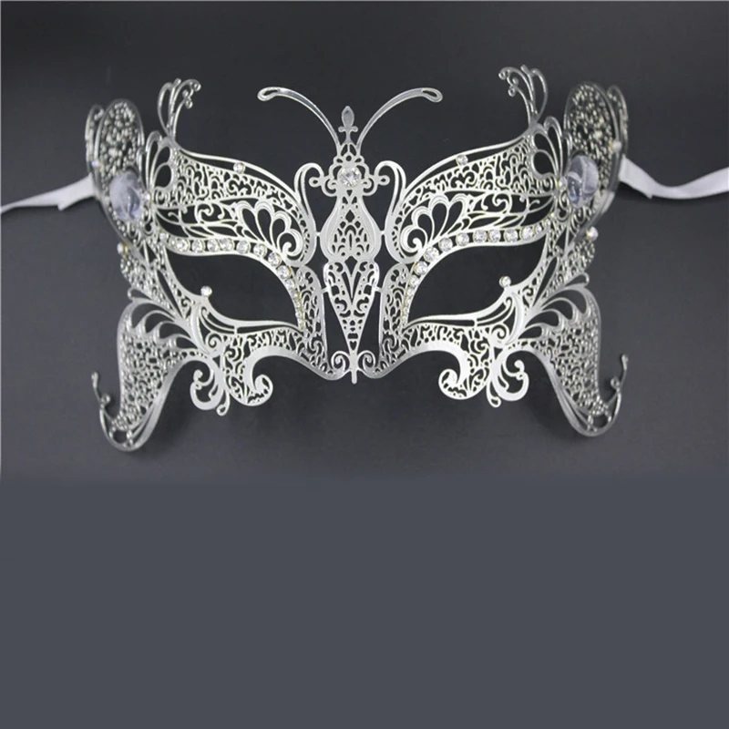 Женская маска бабочка с бриллиантами лазерной резки венецианские маскарадные