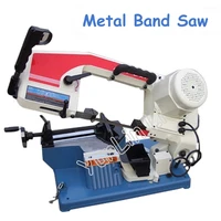 metal band sawing machine 220v 375w stainless steel table saw desktop hand saws low noise with english manual