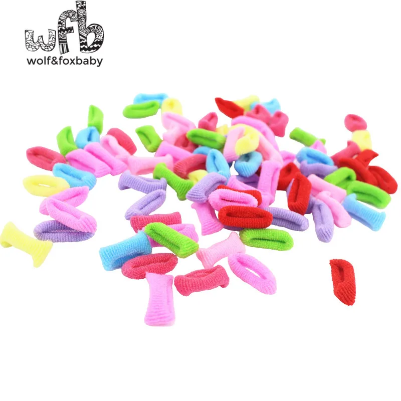 

hot sales 20pcs/lot candy color infant Children kids Hair Accessory high elasticity Rubber headBands headwear
