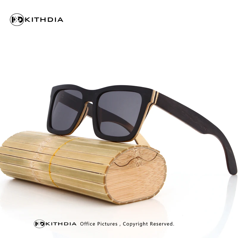 Kithdia Брендовая Дизайнерская обувь Bamboo Солнцезащитные очки для женщин