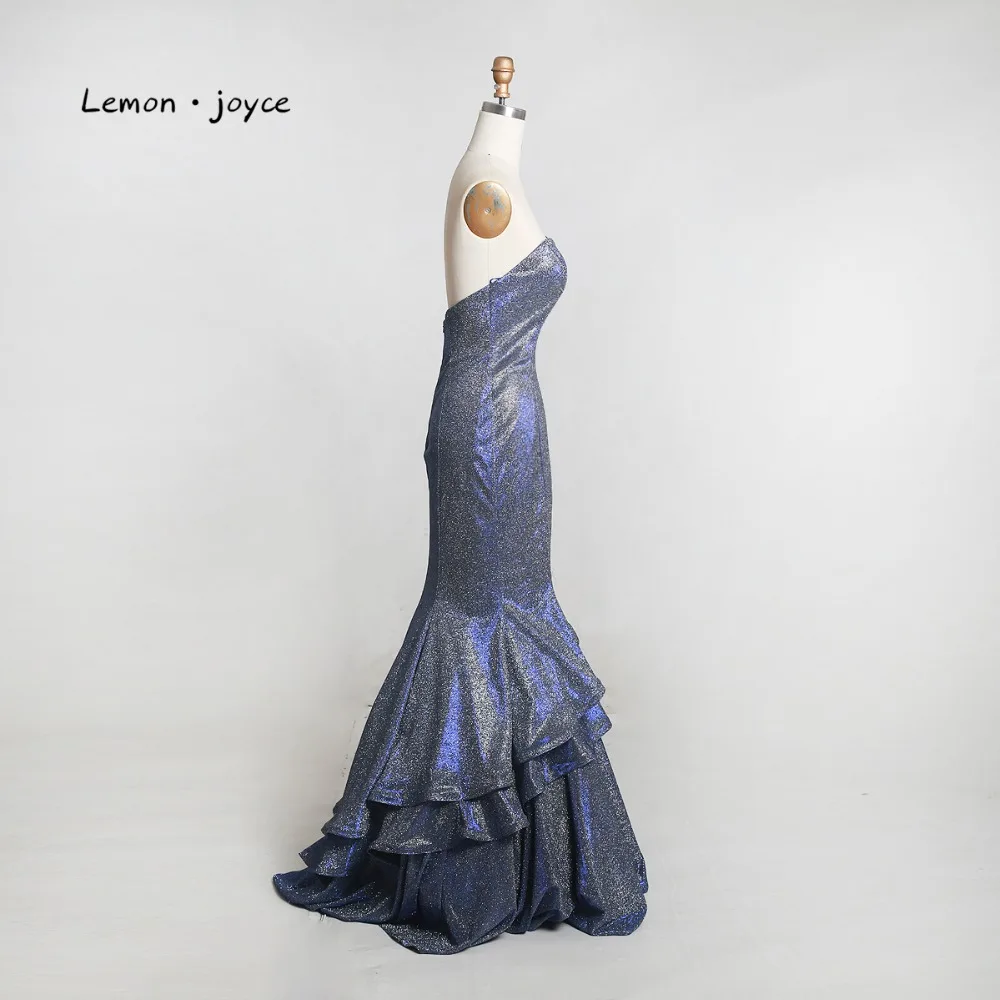 Женское вечернее платье Lemon joyce длинное блестящее Русалочка большого размера