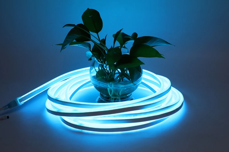 Неоновая RGB Светодиодная лента Гибкая 220V 230V 240V SMD5050 полоски огни водонепроницаемая для улицы, домашний декор праздничное неоновое освещение
