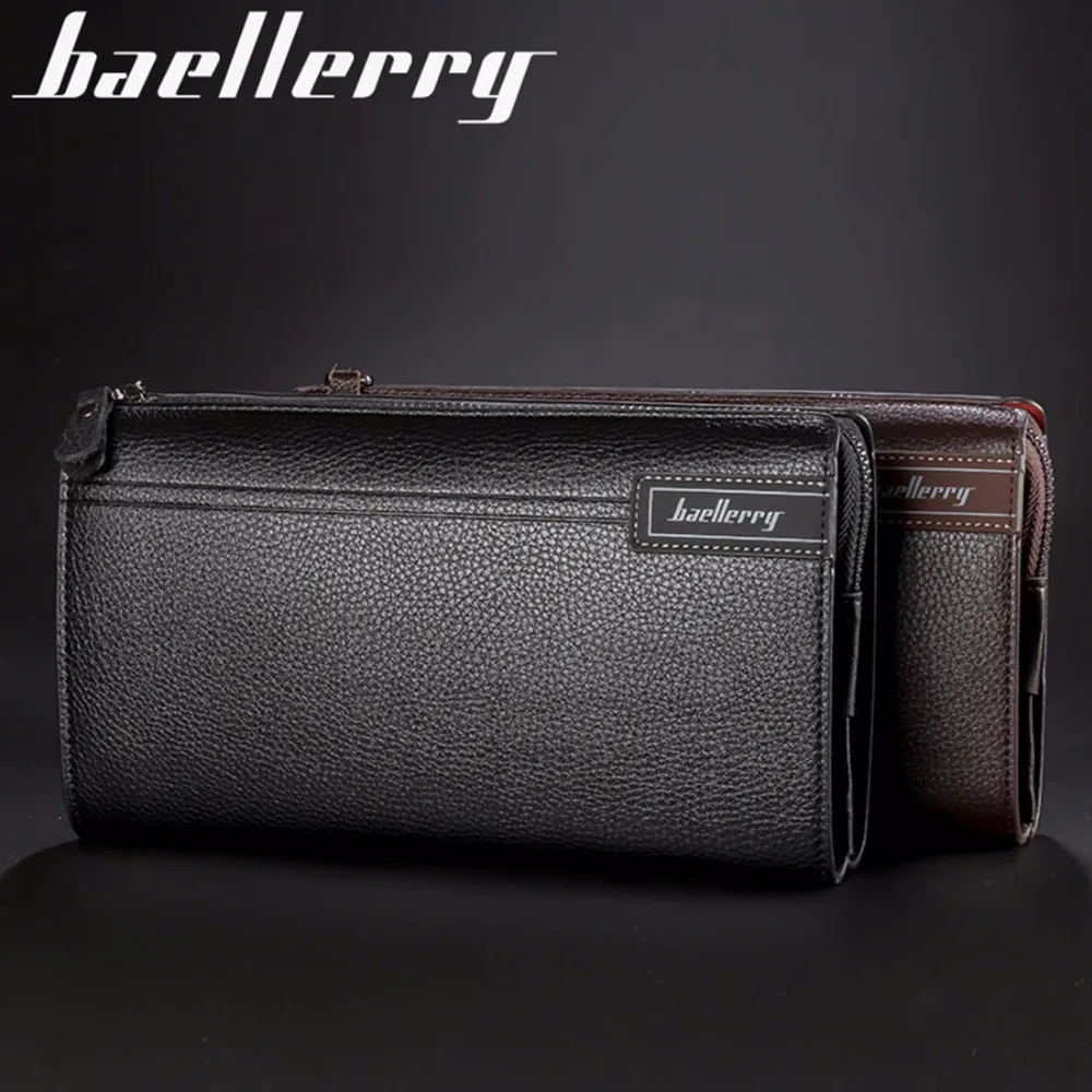Baellerry, мужской клатч, большая вместительность, мужские кошельки, карман для сотового телефона, карман, высокое качество, многофункциональный кошелек для мужчин