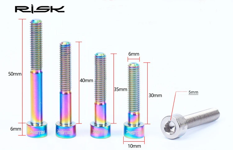 1 шт. титановый болт для велосипеда 1/8x30/35/40/50 мм|stem bolt|titanium bolts stemtitanium stem bolt |