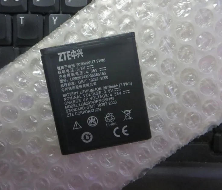 Для ZTE Leo M1 v983 N983 u960e 2070 мАч li3820t43p3h585155 Перезаряжаемые литий ионный встроенный