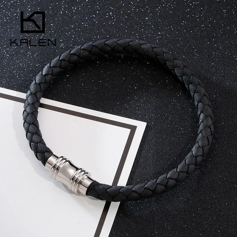 Мужские браслеты из нержавеющей стали Kalen цветные украшения на запястье с