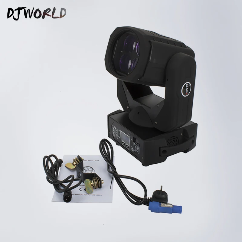 LED Super Beam 4x25 Вт RGBW движущаяся головка освещения Рождественская вечеринка