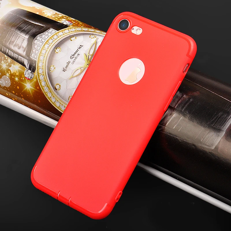 Чехол для iPhone 7 мягкая задняя крышка из тпу X Xs Max XR 8 6S Plus ультратонкий матовый