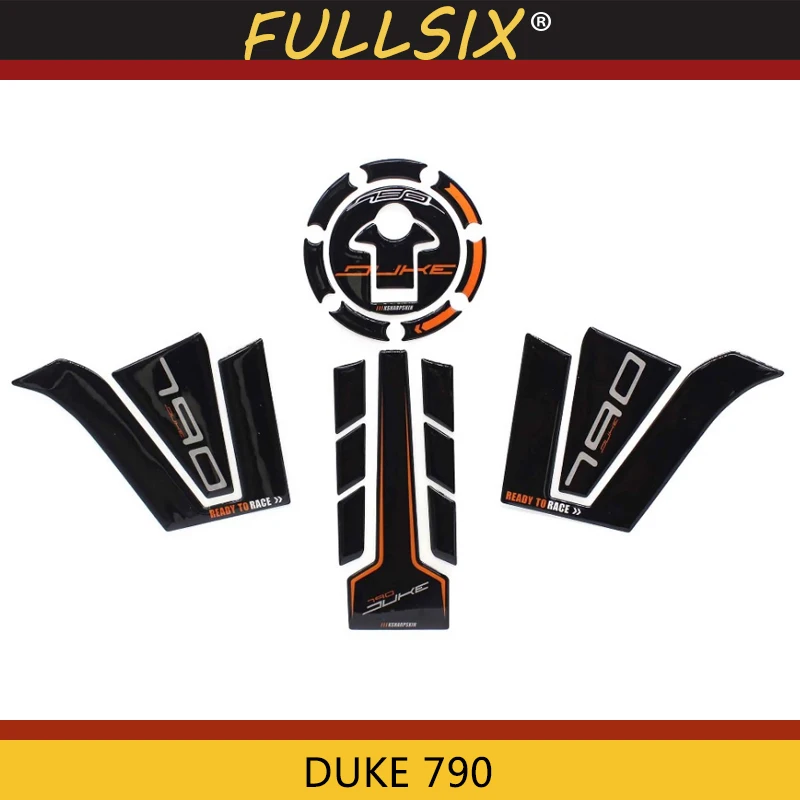 3D наклейка защита эмблемы коврик для бака stompgrip KTM DUKE790 DUKE 790 2017 2018|Наклейки и