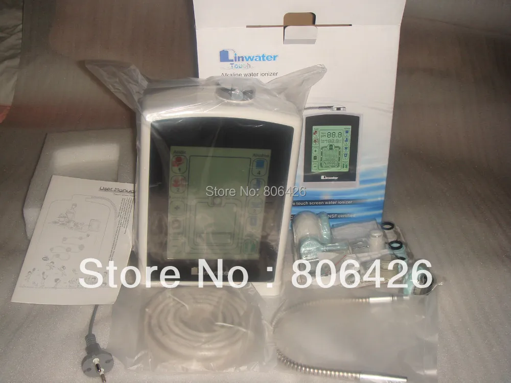 Бесплатная доставка ионизатор щелочной воды с сенсорным экраном/генератор