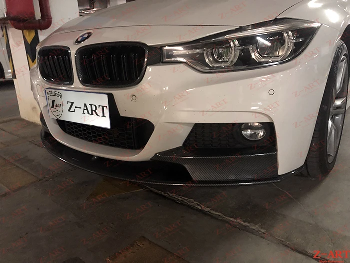 Z ART производительность углеродное волокно передняя губа ДЛЯ BMW F30 3 серии 2013 2018 M