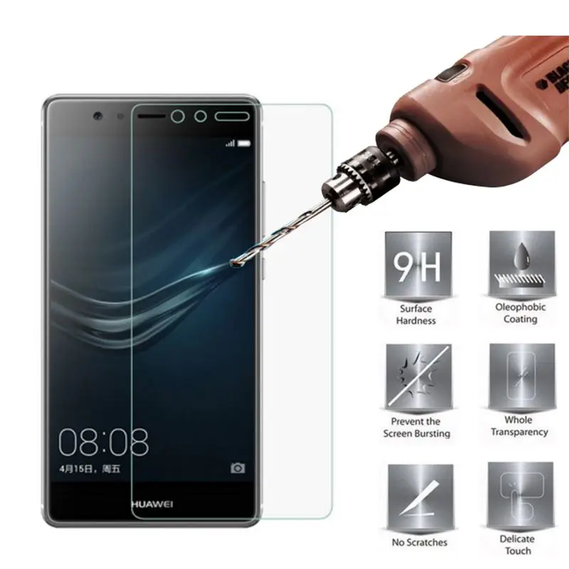 MRGO закаленное стекло для Huawei P9 Lite экран протектор 9 H телефон защитная пленка