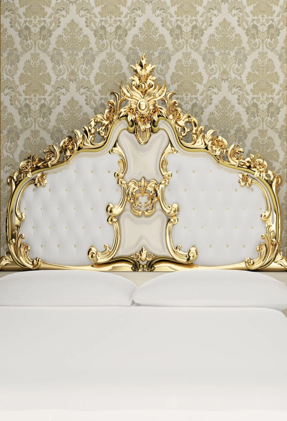 

VinylBDS Photography Backdrops White Indoor Bed For Children Background Photographic Studio Background